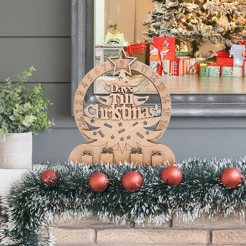 Wooden Christmas Countdown